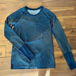 lululemon Swiftly. Black w Kaleidoscope pattern